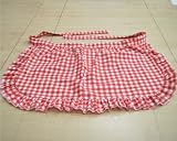 WAIST APRON GINGHAM RED