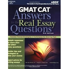 GMAT CAT: Answers to the Real Essay Questions 3E