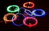 Orange LED Shoelaces Light up Shoe Laces