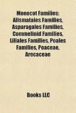 Monocot Families: Thismiaceae, Triuridac: Alismatales families, Asparagales families, Commelinid families, Liliales families, Arecaceae, Orchidaceae, ... Zingiberaceae, Amaryllidaceae, Iridaceae