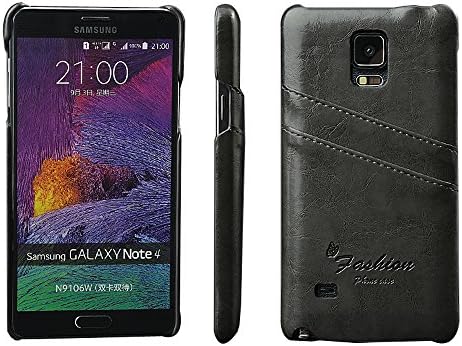 Hwisdom Sumsang Note4 Case Credit Card Id Holders for Sumsang (Sumsang Note 4-grey)