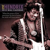 Jimi Hendrix 2010 Wall Calendar