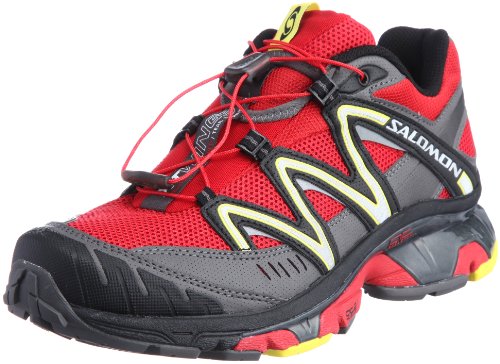 SALOMON XT Wings Trail Laufschuhe, Schwarz/Rot/Gelb, 40