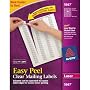 Avery Easy Peel 1/2 x 1 3/4 Inch Clear Return Address Labels 2000 Pack (5667)