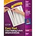 Avery Easy Peel 1/2 x 1 3/4 Inch Clear Return Address Labels 2000 Pack (5667)