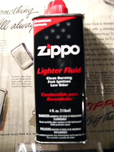 Single Can, Zippo Fluid, 4 oz can