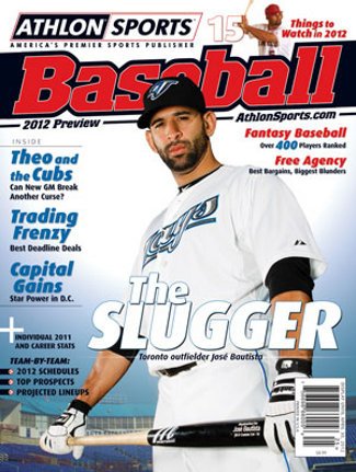 2012 Athlon Sports MLB Baseball Preview Magazine- Toronto Blue Jays Cover