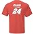 Jeff Gordon NASCAR #24 3M Fan Up T-Shirt-Red