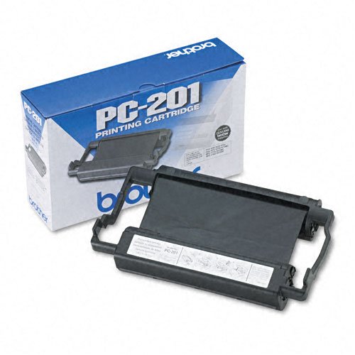 Brother Products - Brother - PC201 Thermal Ribbon Cartridge, Black - Sold As 1 Each - Thermal print cartridge ribbon for Brother plain paper fax machine.