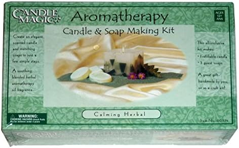 Aromatherapy Candle & Soap Making Kit "Calming Herbal"