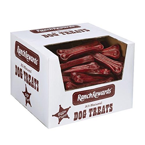Ranch Rewards 6-inch Premium Pressed Rawhide Bones, 10 Bones