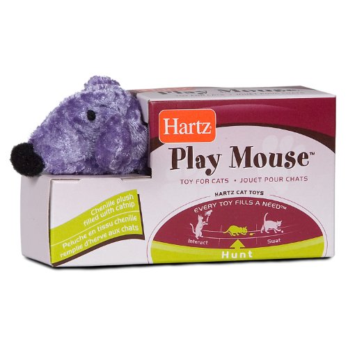 Hartz Play Mouse with Catnip Cat Toy