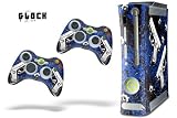 New XBOX 360 Console Protective Skin - Glock Blue