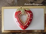 Jeweled Business Card Case-Juicy Fruit- Strawberry