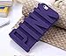 iPhone 6 Plus Case, JEPN 3D Pink Big Letters Silicone Case for The Apple iPhone 6 Plus 5.5 inch - Purple