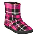 Girls' Mossimo Supply Co. Nasani Booties - Pink Plaid