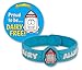 AllerMates Dairy Allergy Alert Wristband with Alert Stickers, I'm Dairy Free, Small