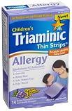Search : Triaminic Allergy Thin Strips, Grape Flavored, 14-Count Strips (Pack of 2)