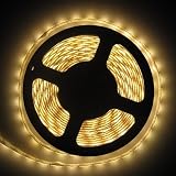 SUPERNIGHT(TM) 5630 300Led SMD Warm White Cuttable LED Light Strip Flexible Strip Led Light Waterpro