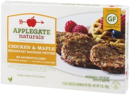 Applegate Naturals Breakfast Sausage Patties Chicken &amp; Maple - 6 CT