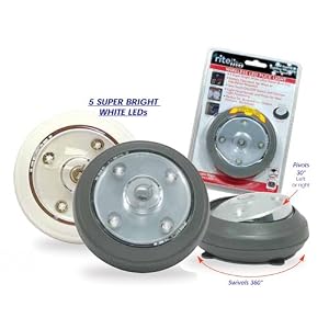 RITELITE LED PUCK LIGHT WHITE SINGLE PACK