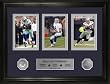 Dallas Cowboys TRIO Photo Mint w/ 2 Silver Coins