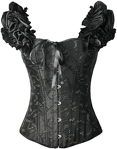 Grace Shapewear Steel Bone Waist Training Corset Top with Sleeves