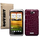 HTC ONE X LILA CROC HARDSKIN H�LLE TASCHE CASE SCHUTZH�LLE, COVERT RETAIL VERPACKUNGvon "COVERT"