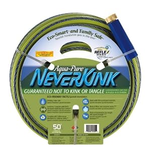 Apex AquaPure Neverkink Eco-Smart and Family Safe Garden Hose 9 16-Inch x 75-Foot 6612-75 by 