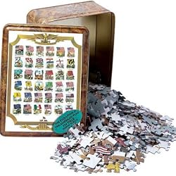 Puzzle Tin - Flags of America 550pc