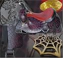 Smm Saddle Co "Black Widow" Western Roper Show Saddle