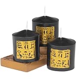 Classic Ancient Egyptian Cobra Goddess Altar Candlestick