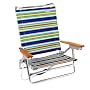 5 position LayFlat Rio Beach Chair - Stripe