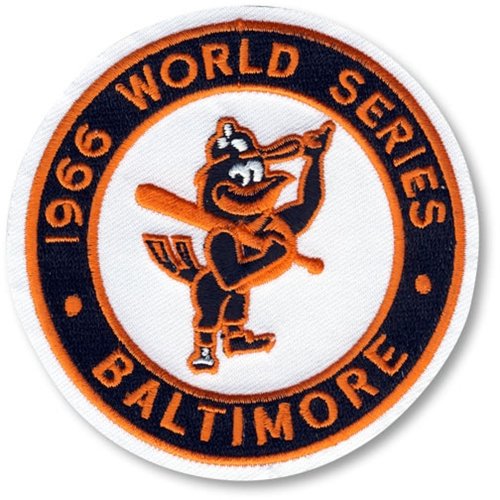 1966 World Series Baltimore Orioles Champions MLB Baseball Patch - Cooperstown Collection