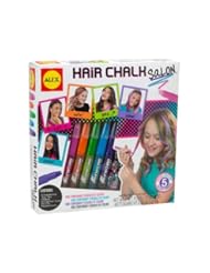 Toy: ALEX Toys - Spa Fun, Tattoos & More, Hair Chalk Salon Craft Kit, 738W - Alex