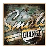 ポスター ロドニー ホワイト Small Change 額装済 ウッドベーシックフレーム（グリーン）