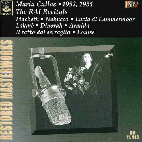 The RAI Recitals: 1952, 1954