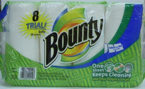 Bounty Select a Size Paper Towel White 77/ 2-ply Sheets 8 Rolls