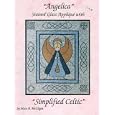 Stained Glass Applique - Angelica with Simplified Celtic by  Mace B. McEligot