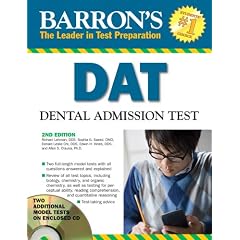 Barron's DAT  Dental Admissions Test (Barron's How to Prepare for the Dental Admissions Test (Dat))