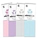 ROARING SPRING Enviroshades Colored Steno Books, 4 Pack of Memo Pads, Assorted Colors, Recycled Paper, 6