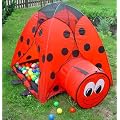 Spielzelt Marienk�fer + 150 T�V-gepr�fte bunte B�lle