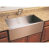 Buy 30 Stainless Steel Zero Radius Farmhouse Apron Front Kitchen Sink Free Strainer by ConceptBaths