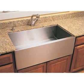 Buy 30 Stainless Steel Zero Radius Farmhouse Apron Front Kitchen Sink Free Strainer by ConceptBaths now!