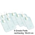 Hydas 4513.1.30 - Reizstromgerät Ersatzpads - rechteckig, 8 Stück