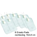 Produkt-Bild: Hydas 4513.1.30 - Reizstromger&auml;t Ersatzpads - rechteckig, 8 St&uuml;ck