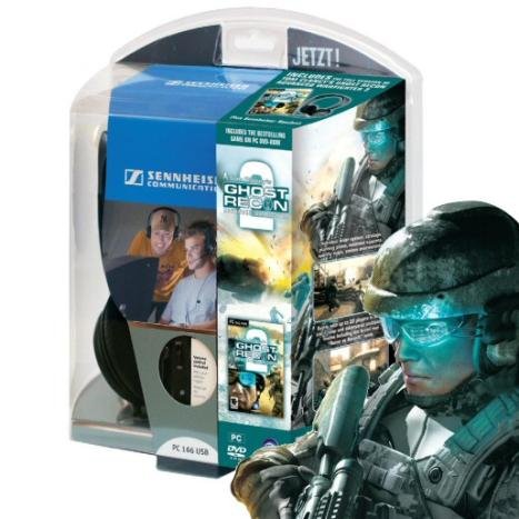 Childrens Toyshop  Computer : Sennheiser PC 151 Headset And Ghost Recon Advanced Warfighter 2 Bundle