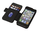 Kensington K39615WW Portafolio Duo Folio Wallet Case and Stand for iPhone 5 - 1 Pack - Carrying Case - Retail Packaging - Black/Houndstooth