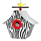 Rosso's International Zebra Retro Chic Birdhouse
