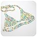 Candy Bra and Candy G-String - Rainbow